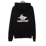  Balenciage overlapping LOGO Hoodie