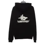 Balenciage overlapping LOGO Hoodie