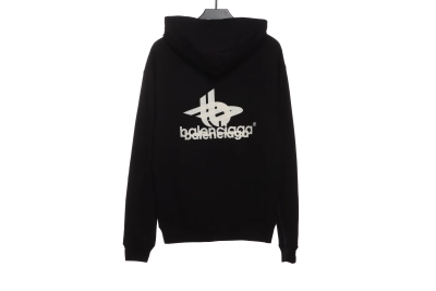 Balenciaga overlapping LOGO Hoodie 02