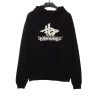 Balenciaga overlapping LOGO Hoodie