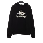  Balenciage overlapping LOGO Hoodie