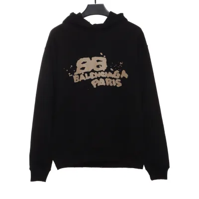  BalenciageHAND double B graffiti Hoodie 1 01