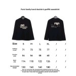  BalenciageHAND double B graffiti Hoodie 3