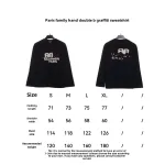  BalenciageHAND double B graffiti Hoodie 3