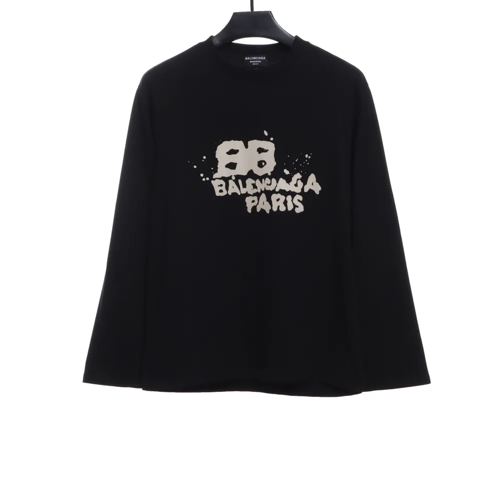  BalenciageHAND double B graffiti Hoodie 3