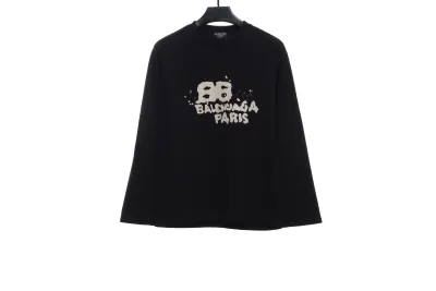 BalenciagaHAND double B graffiti Hoodie 3 01