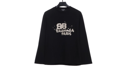 BalenciagaHAND double B graffiti Hoodie 3 01