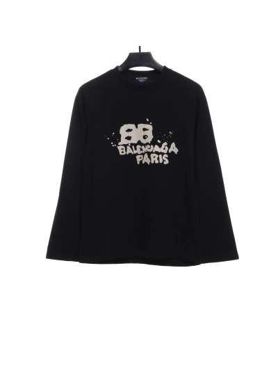 BalenciagaHAND double B graffiti Hoodie 3 01