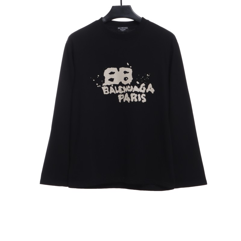  BalenciageHAND double B graffiti Hoodie 3