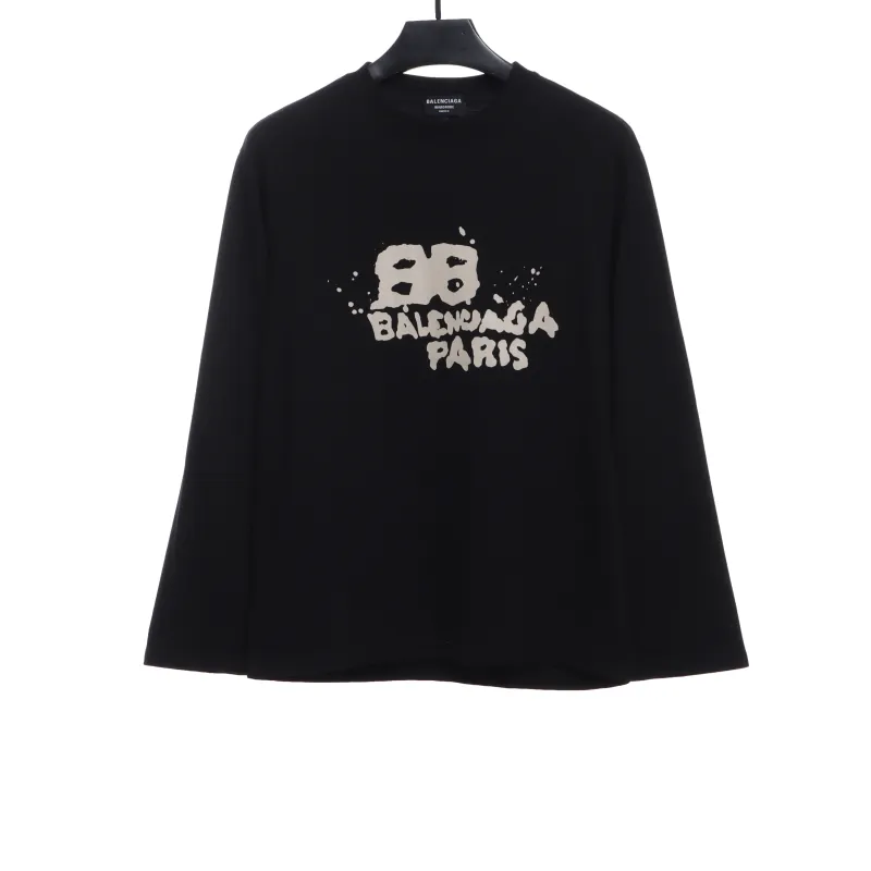  BalenciageHAND double B graffiti Hoodie 3