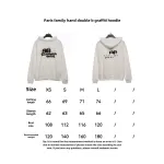  BalenciageHAND double B graffiti Hoodie 2