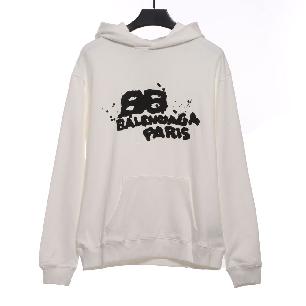  BalenciageHAND double B graffiti Hoodie 2