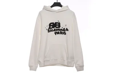 BalenciagaHAND double B graffiti Hoodie 2 01