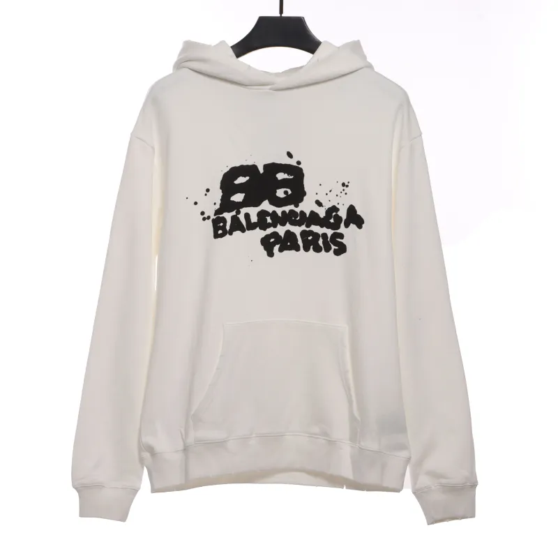  BalenciageHAND double B graffiti Hoodie 2