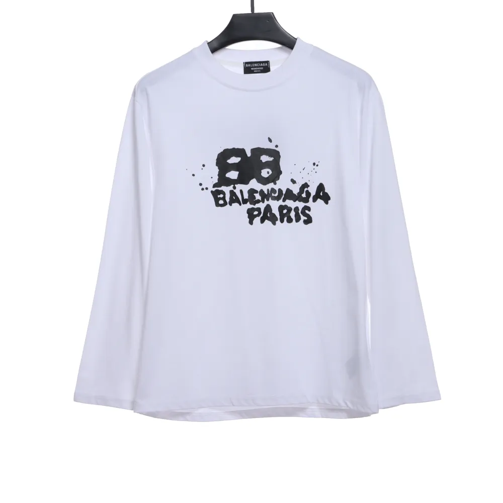 BalenciageHAND double B graffiti Hoodie 4