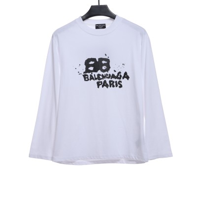  BalenciageHAND double B graffiti Hoodie 4 01