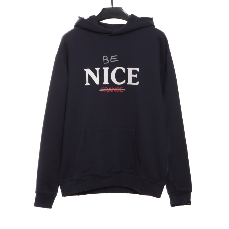  BalenciageNICE letter Hoodie