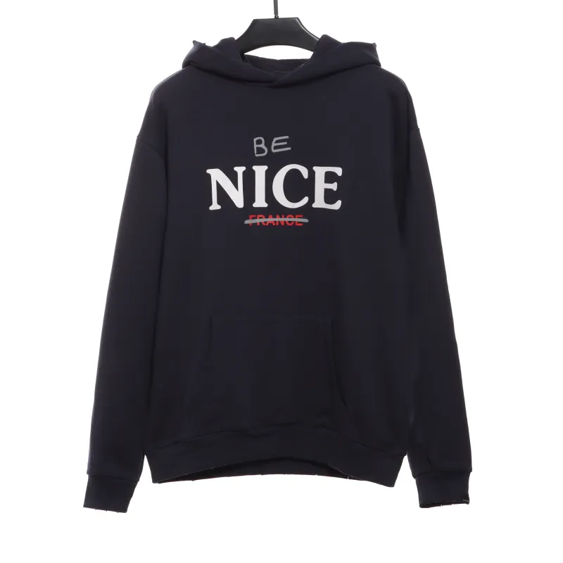  BalenciageNICE letter Hoodie
