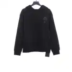  Chrome Hearts back cross patch Hoodie black