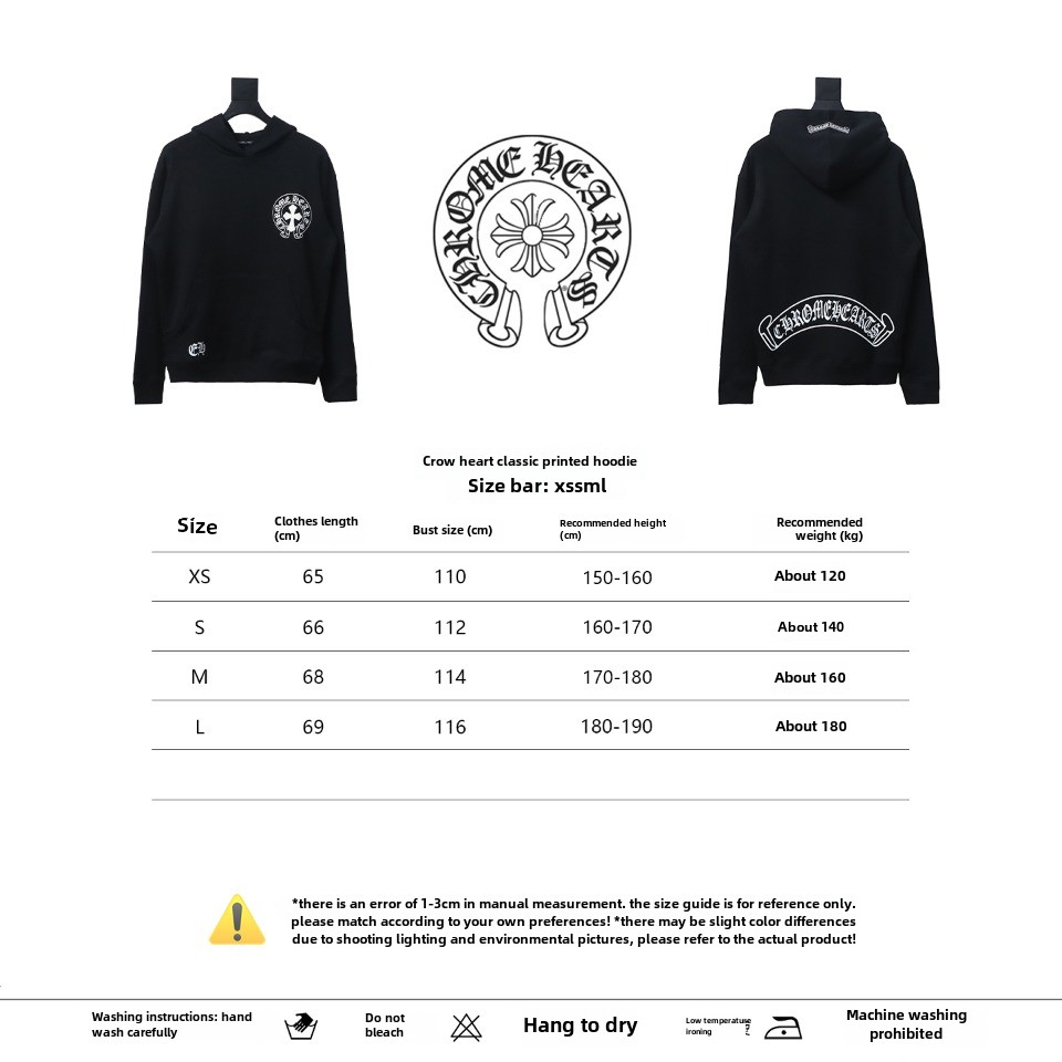 Chrome Hearts classic print Hoodie