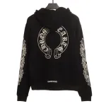  Chrome Hearts cross flower arm Hoodie