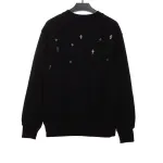  Chrome Hearts cross hot diamond round neck Hoodie