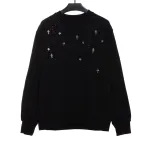  Chrome Hearts cross hot diamond round neck Hoodie