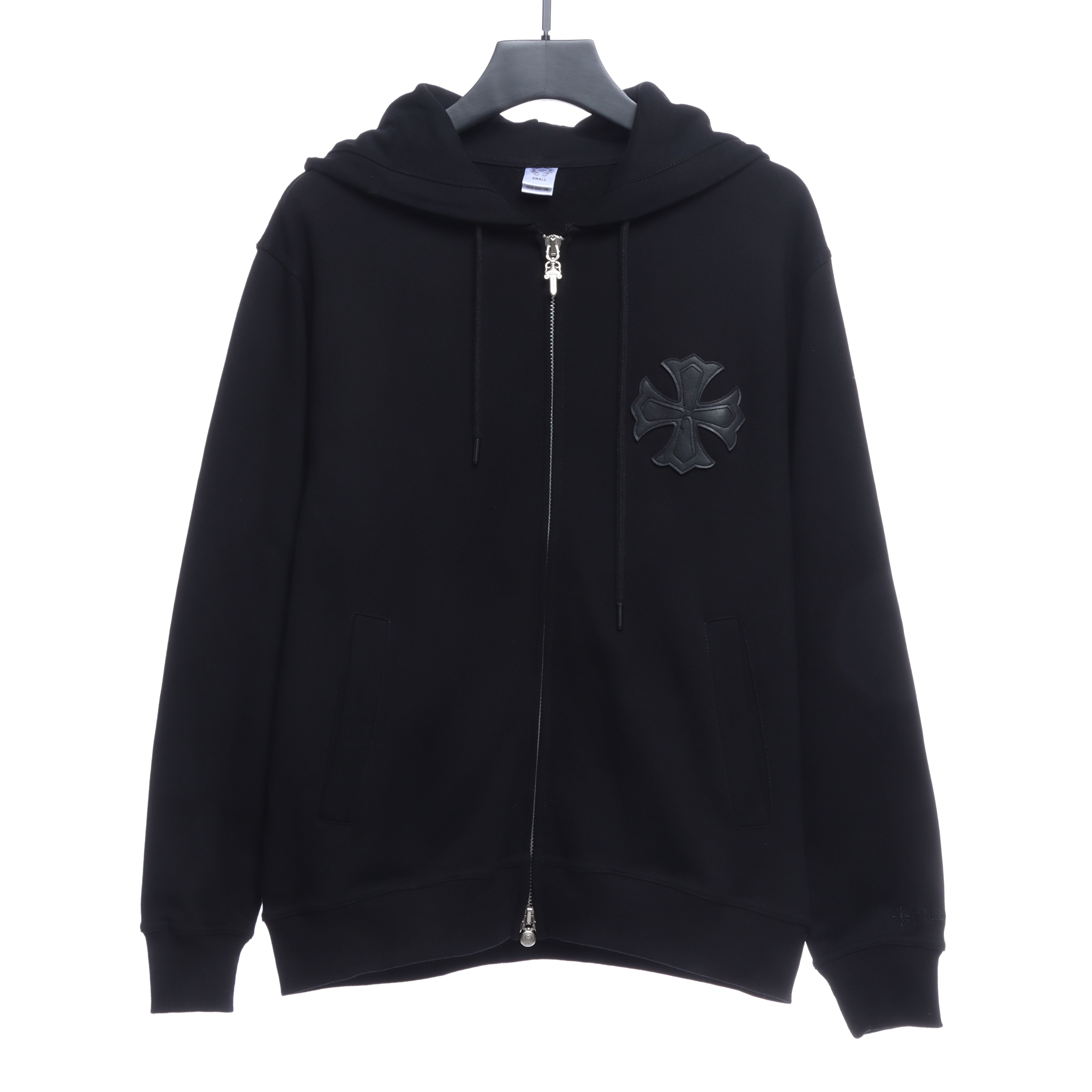 Chrome Hearts cross patch zipper Hoodie