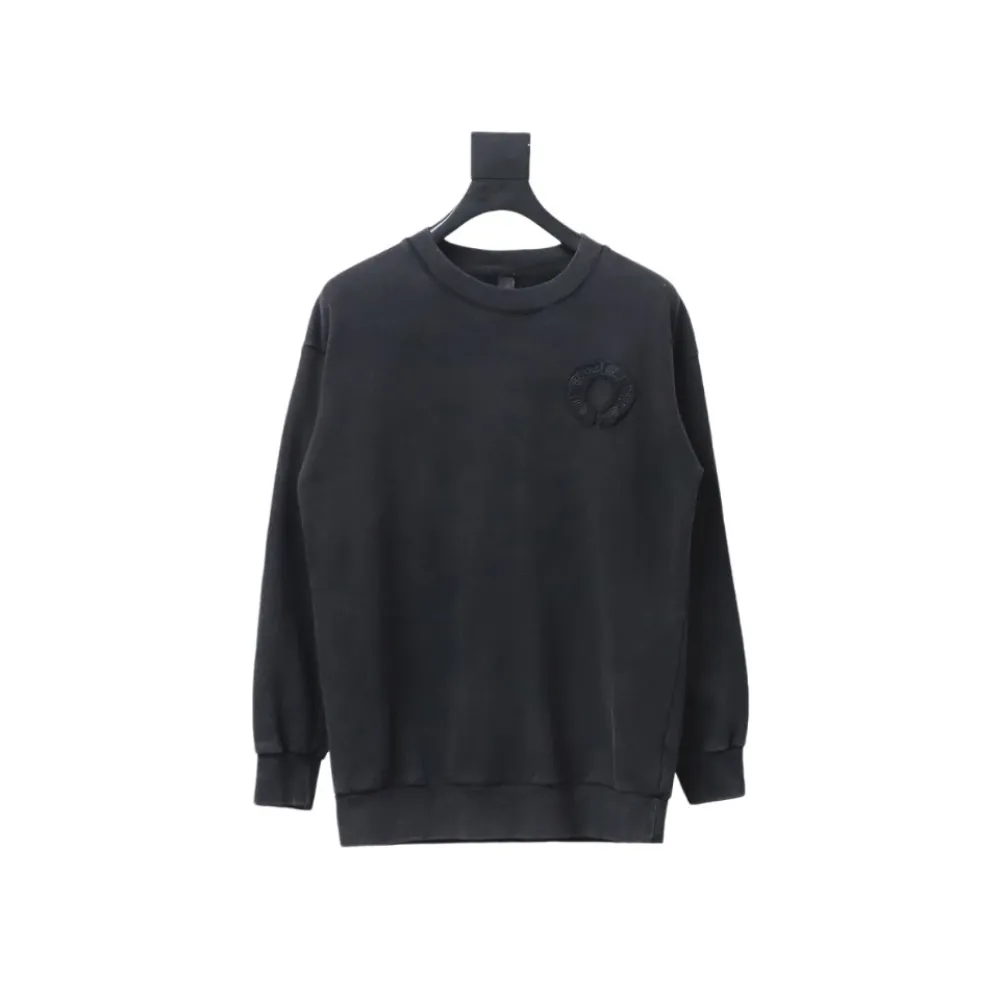  Chrome Hearts distressed burnt patch Hoodie 1