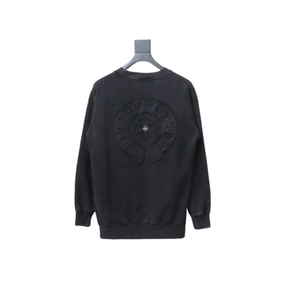 Chrome Hearts distressed burnt patch Hoodie 1 02