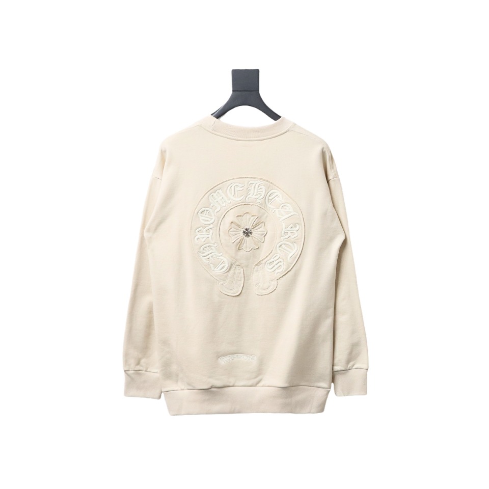 Chrome Hearts distressed burnt patch Hoodie 2