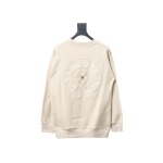 Chrome Hearts distressed burnt patch Hoodie 2