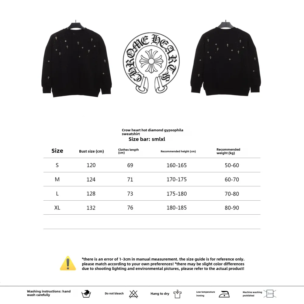  Chrome Hearts hot diamond star Hoodie