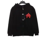  Chrome Hearts red patch zipper Hoodie