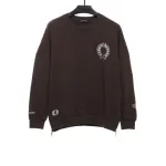  Chrome Hearts side zipper round neck Hoodie