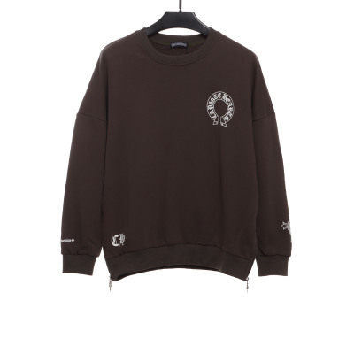  Chrome Hearts side zipper round neck Hoodie 01