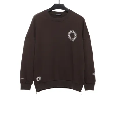 Chrome Hearts side zipper round neck Hoodie 01