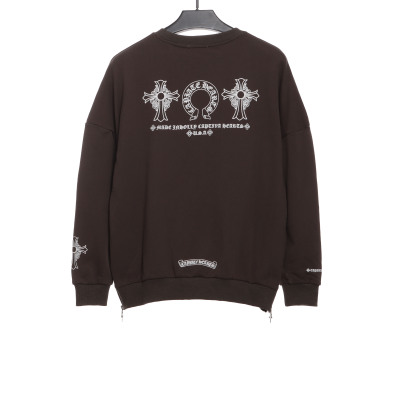  Chrome Hearts side zipper round neck Hoodie 02