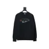 Dior CD pin embroidered round neck Hoodie