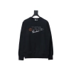 Dior CD pin embroidered round neck Hoodie