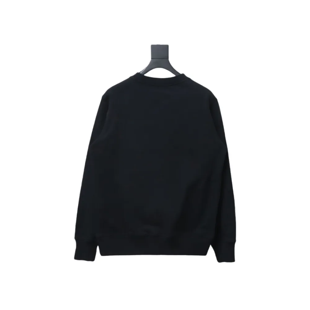  Dior CD pin embroidered round neck Hoodie