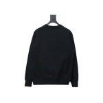  Dior CD pin embroidered round neck Hoodie
