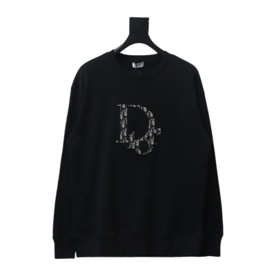  Dior Chest monogram patch embroidery round neck Hoodie 2 01