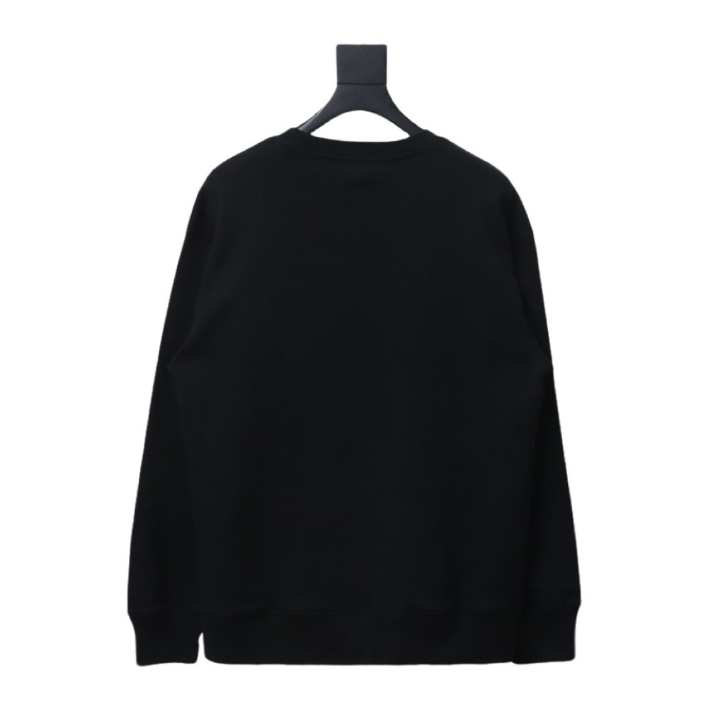  Dior Chest monogram patch embroidery round neck Hoodie 2
