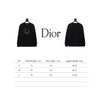  Dior Chest monogram patch embroidery round neck Hoodie 2