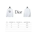  Dior chest old flower patch embroidered round neck Hoodie 1