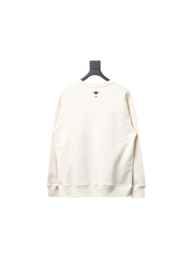Dior floral butterfly round neck Hoodie 1 02