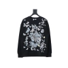 Dior floral butterfly round neck Hoodie 2