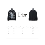  Dior floral butterfly round neck Hoodie 2