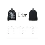 Dior floral butterfly round neck Hoodie 2